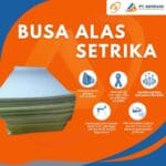 Alas Setrika Busa Pelindung Kain dari Kilap & Panas Berlebih
